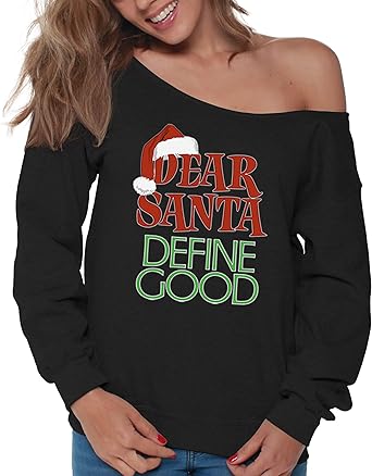 dear santa define good sweater