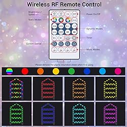 Toodour Indoor Christmas Decorations Light, Smart