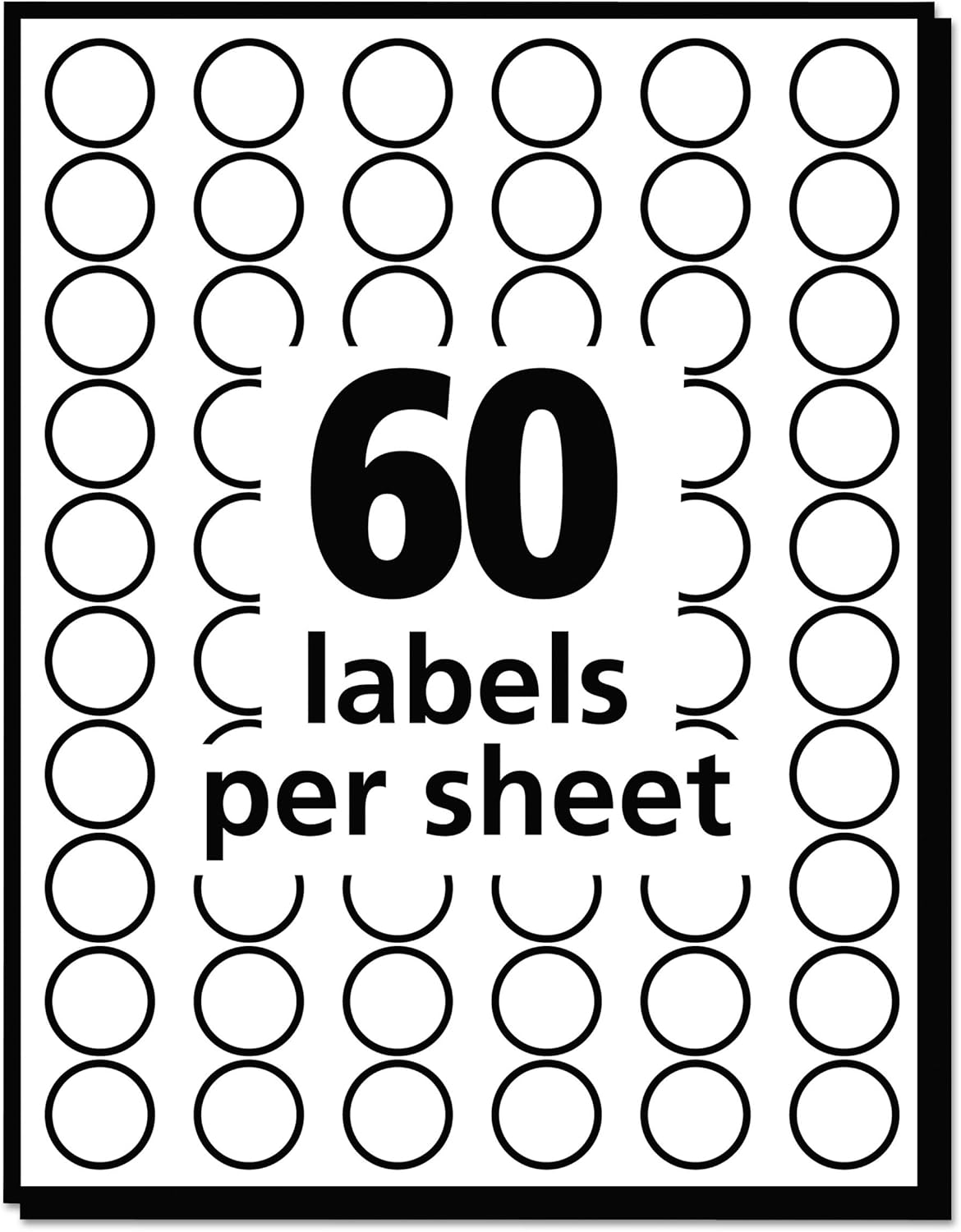 Avery Removable Color Coding Labels, 0.5 Inch, Red - Orange Neon, Round, Pack of 840 (5051) : Red Circle Stickers : Office Products