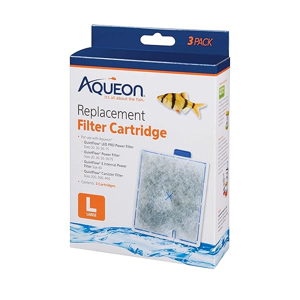 AQUEON AQUARIUM FISH TANK REPLACEMENT FILTER CARTRIDGES LARGE...