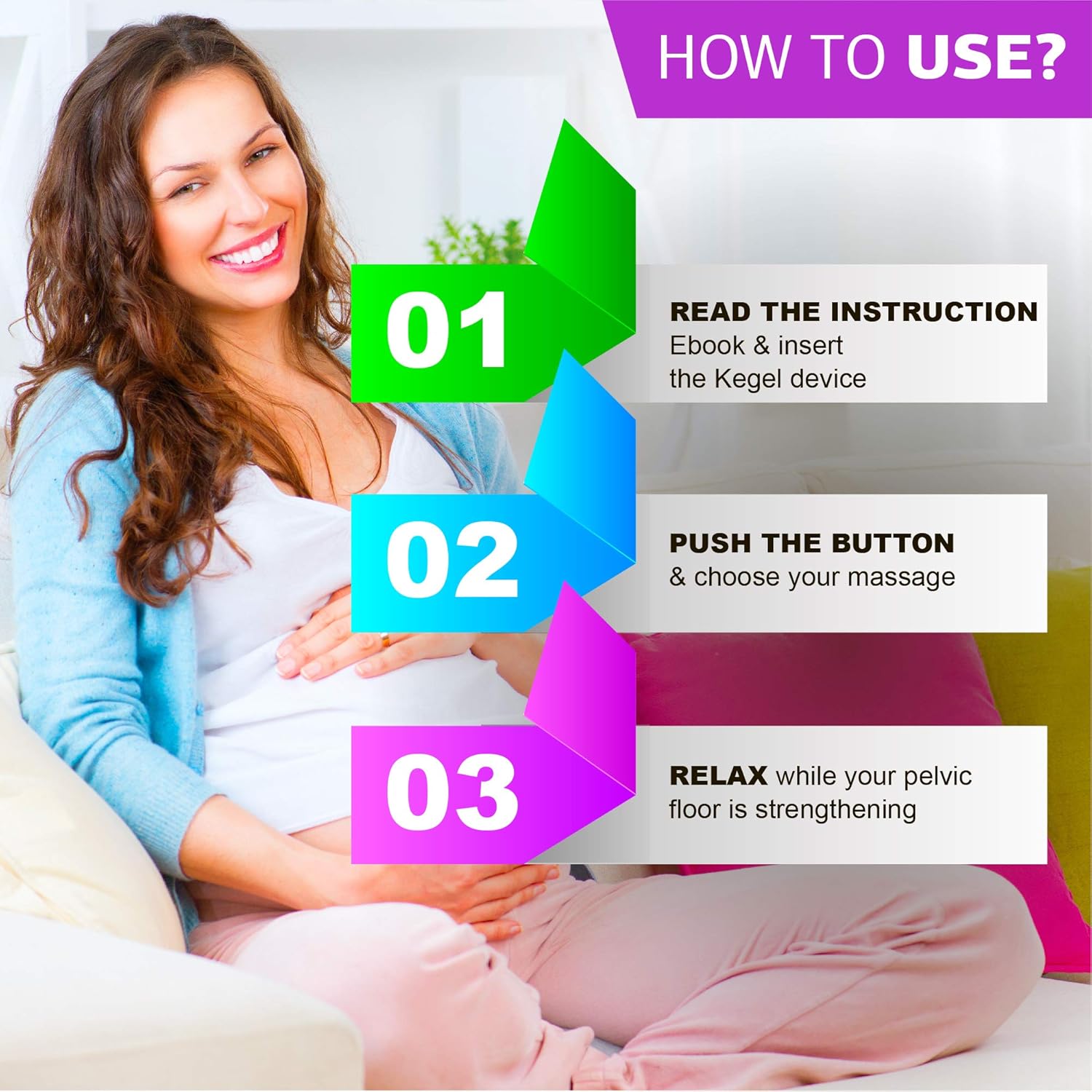 Kegel Balls for Tightening and Pleasure,10 Modes, Kegel Ben wa Balls Exerciser, Doctor Recommended Pelvic Floor strengthening Device–to Regain Bladder Control for Beginners & Advanced: Health & Personal Care
