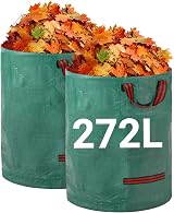 Velway 272L Two Pack Heavy-Duty Garden Waste Bags with Handles