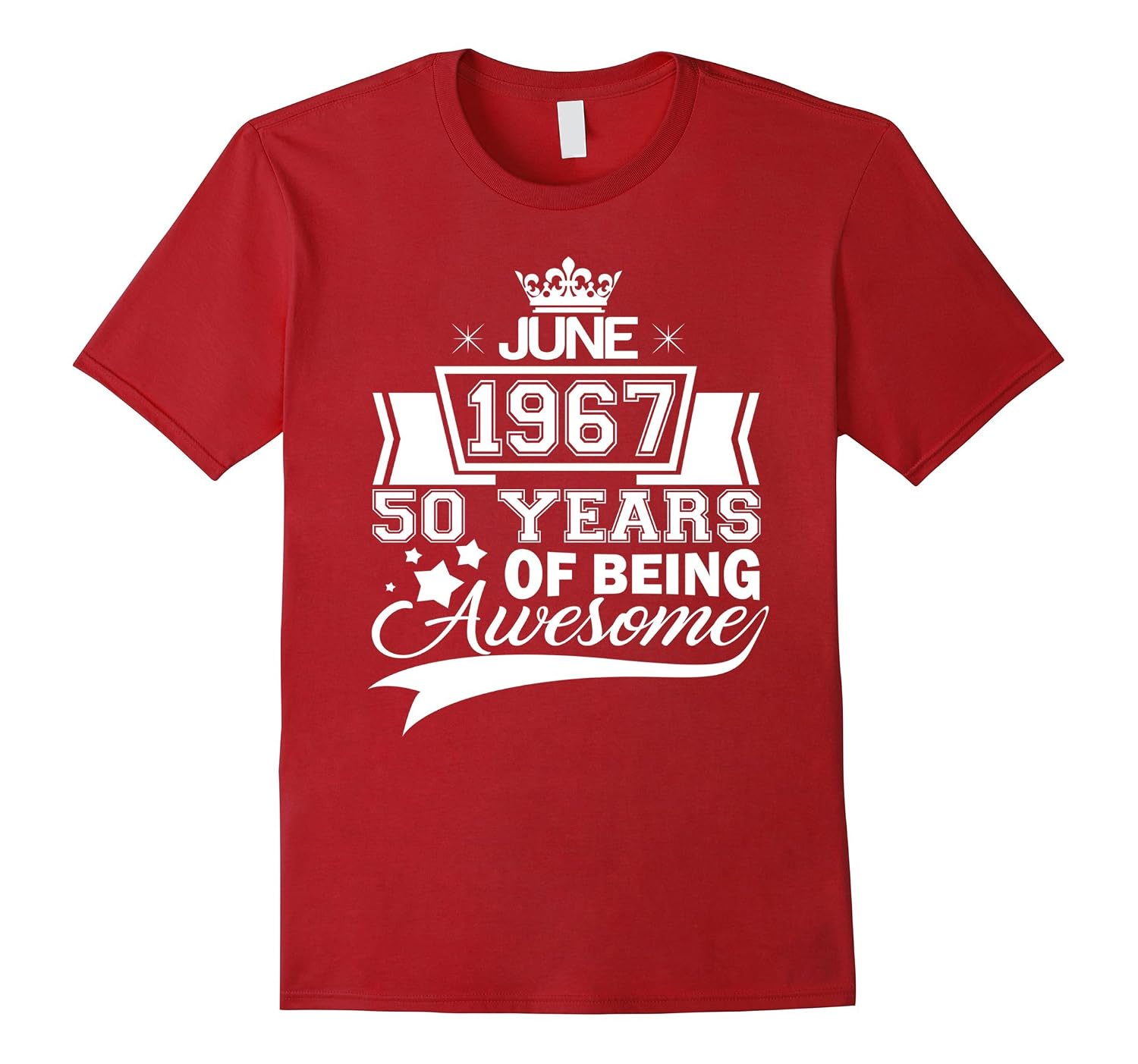 50 years of being awesome t shirt