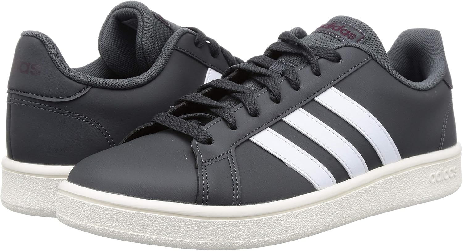 Adidas Grand Court Base Men's Trainers, Grey/Footwear White/Maroon, 7 CA :  Amazon.ca: Clothing, Shoes \u0026 Accessories