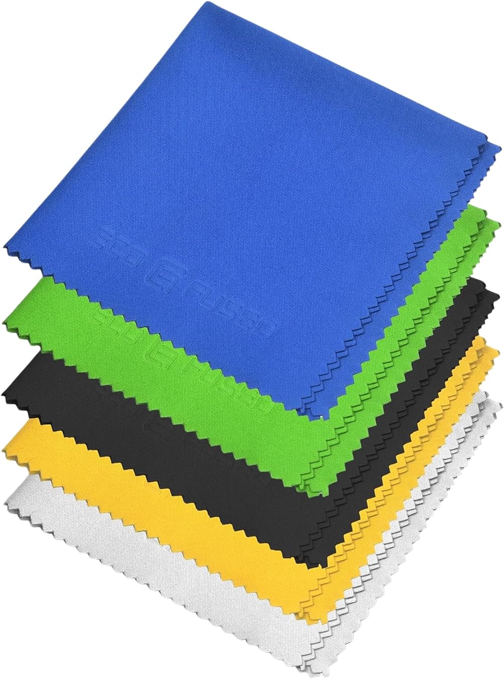 ECO-FUSED Microfiber Cleaning Cloths 5 Extra Large 12x12 Large Cloths