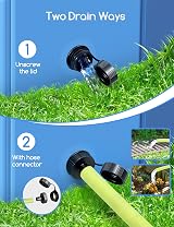 Meowant Foldable Dog Pool XL 63 x 12 Inches Upgrade Thickened PP view 7