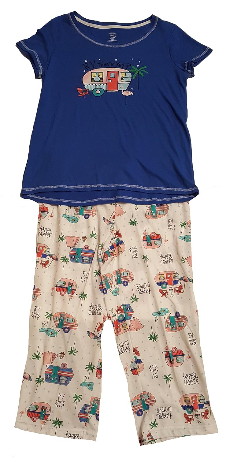 Secret Treasures RV There Yet? Women's RV Camper 2 Piece Knit Pajama