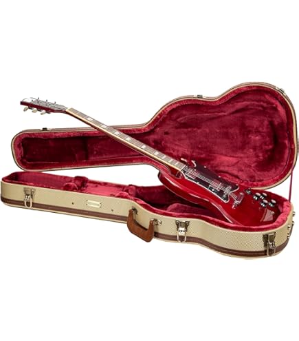 Amazon.com: Crossrock Relief Series SG Guitar Case for Gibson SG