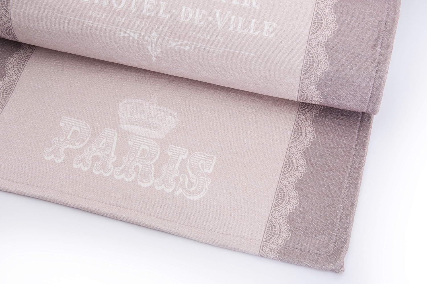 Rutschfeste Unterseite Farbe Beige Dekoteppich Motiv Shabby