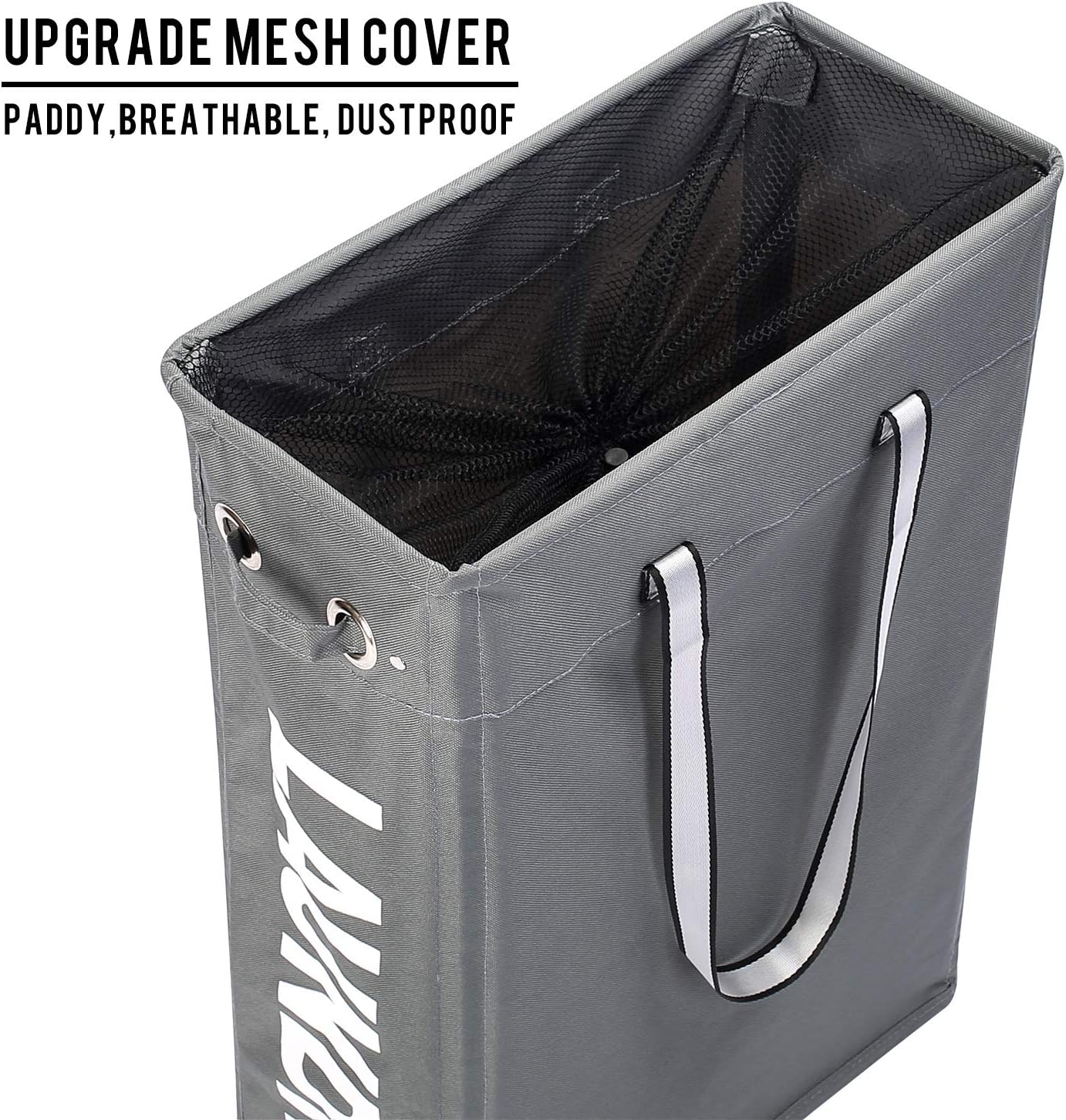 Amazon Brand Eono Cloth Clothes Basket, 60CM Handy Hanging Laundry