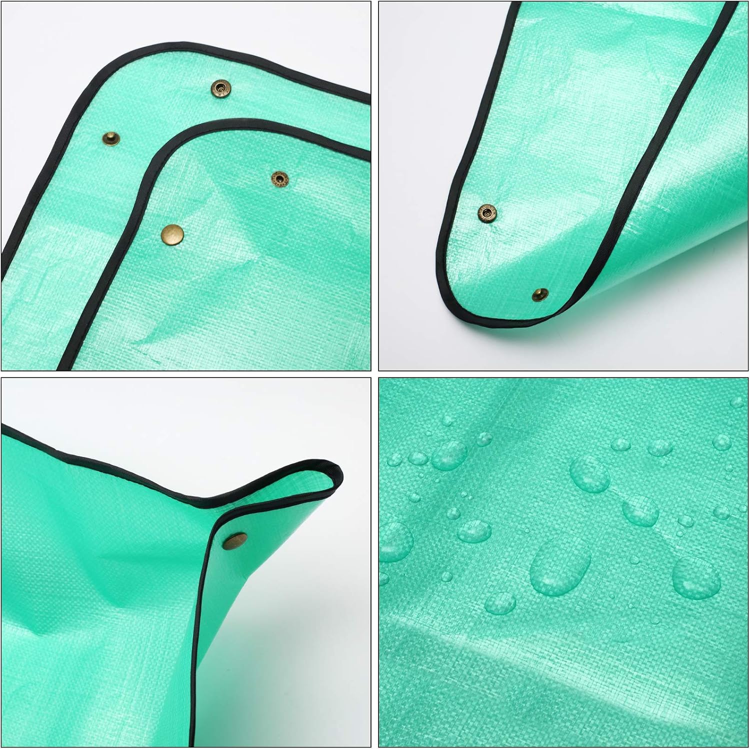 Nwvuop 100cm x 100cm Plant Repotting Mat Waterproof Planting Operation Mat Thicken Indoor Transplanting Planting Tarp Mat, Green - Image 4