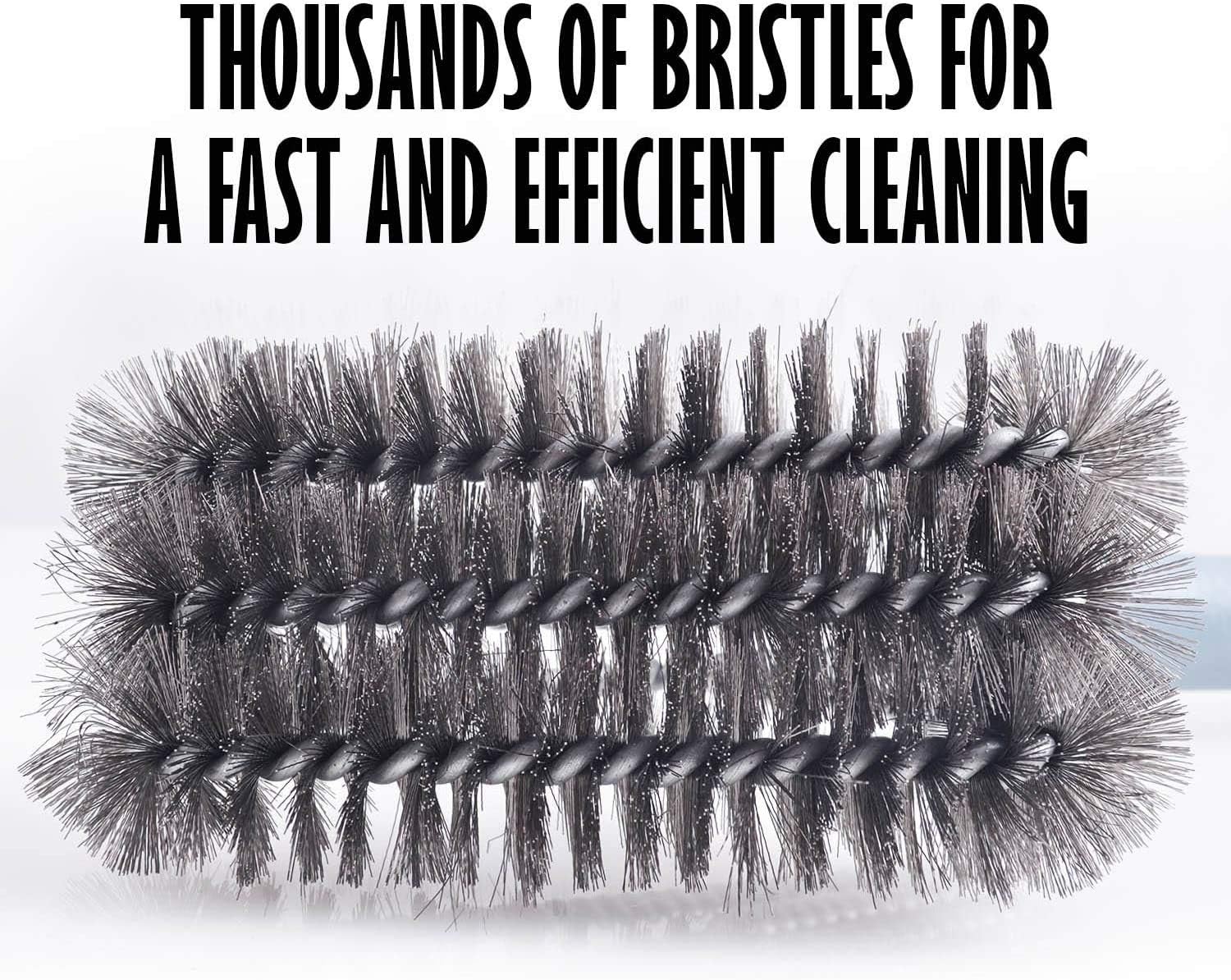 BEST BBQ Grill Brush Stainless Steel 18" Barbecue Cleaning Brush w/Wire Bristles & Soft Comfortable Handle - Perfect Cleaner & Scraper for Grill Cooking Grates : Garden & Outdoor