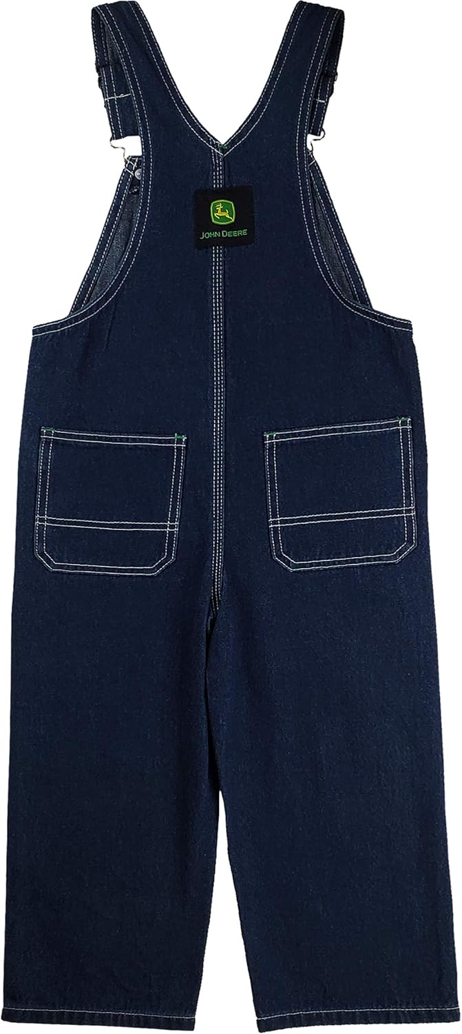 John Deere Boy Denim Overall Bib: Clothing