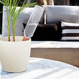Relaxdays Clay Watering Cones Set of 4, 1.5L Terracotta Plant Irrigation view 2