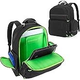 PGmoon Console Backpack Compatible with PS5/PS5 Pro/PS5 Slim, Travel Carrying Case Bag with Protective Liner, Fits 15.6’’ Laptop, Controllers and Most Gaming Accessories (Patent Design)