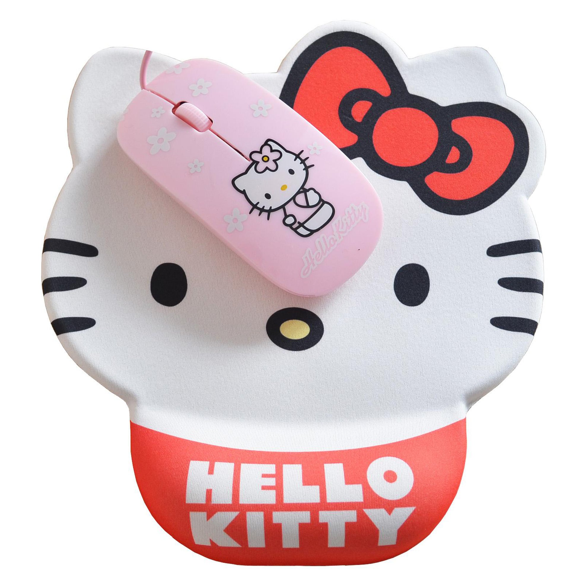 Cartoon Cute Hello Kitty Mouse Pad with Wrist Support Gel Fashion Rest
