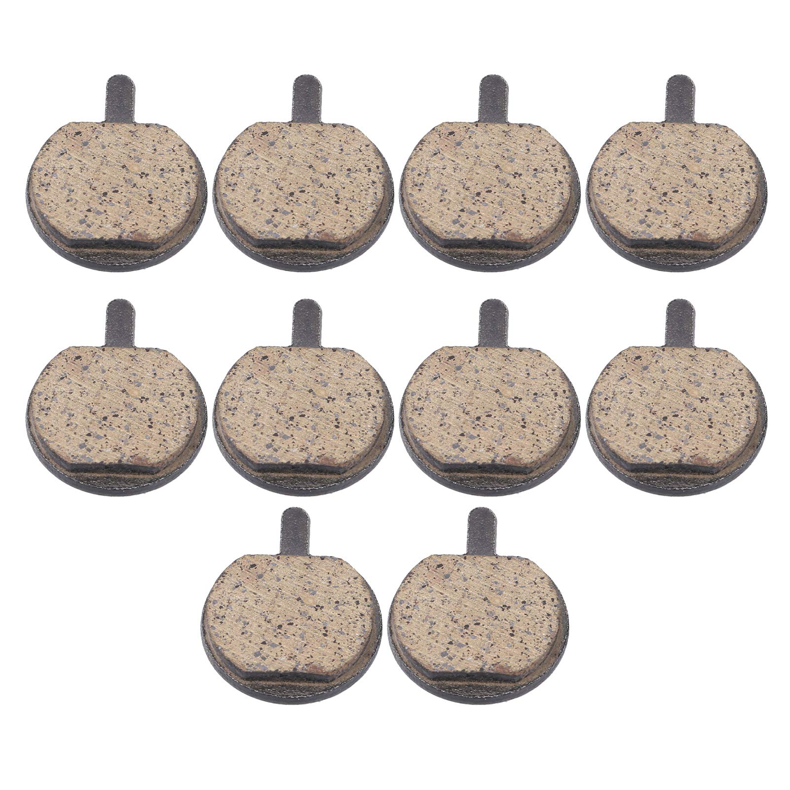 Alomejor Disc Brake Pad 5Pairs Mountain Bike Disc Rear Brake Pad Set Upgrade Part Low Dust Noise-Free