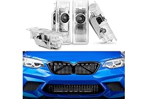 AZBESTPRO 4Pcs Door Ghost Shadow Light, Fadeless HD Quartz Glass, Projector Welcome Light Accessories for 1 2 3 4 5 6 7 M GT X1 X2 X3 X4 X5 X6 X7 Series