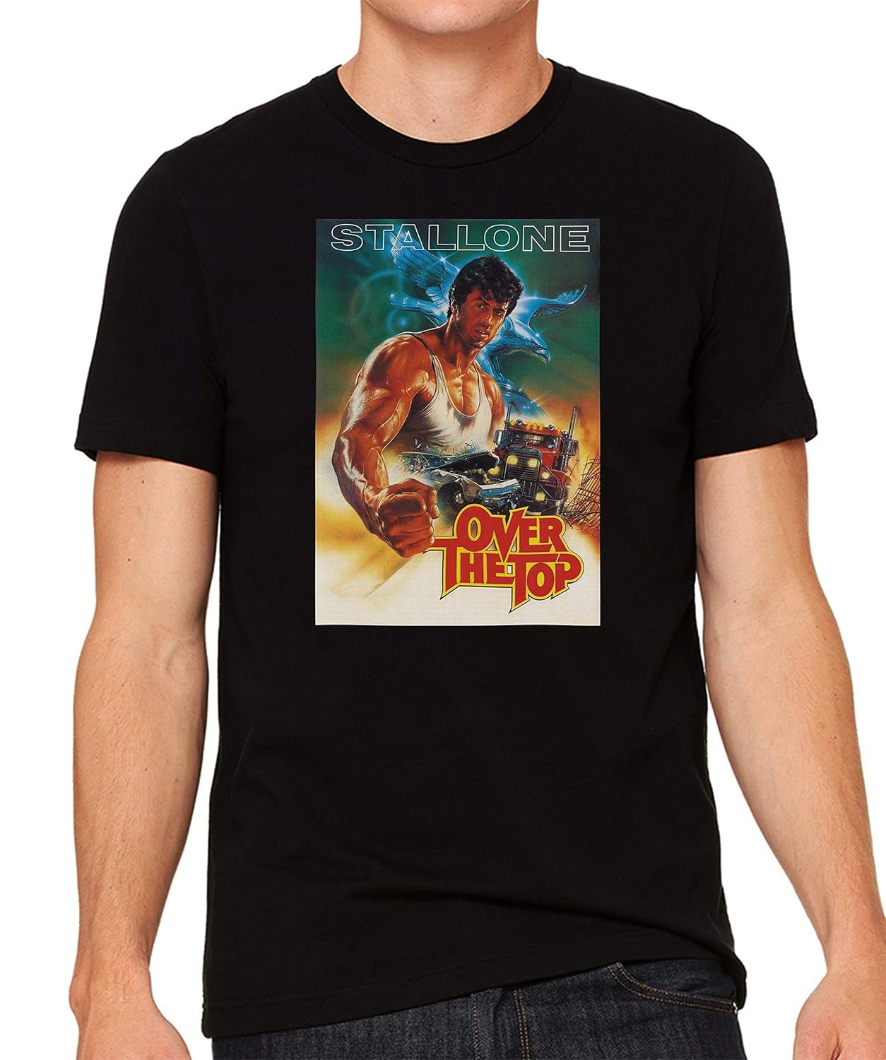 Over The Top T Shirt S Xs 5 100 Tee Movie Cult Gift Print R Teevimy