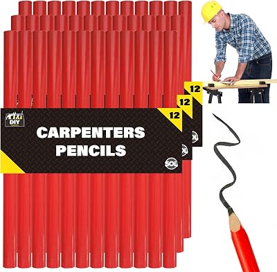 SOL 36pk Carpenter Pencils Durable Marking Pencils for Builders Tradesmen