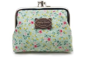 Patty Both Cute Classic Floral Exquisite Buckle Coin Purse