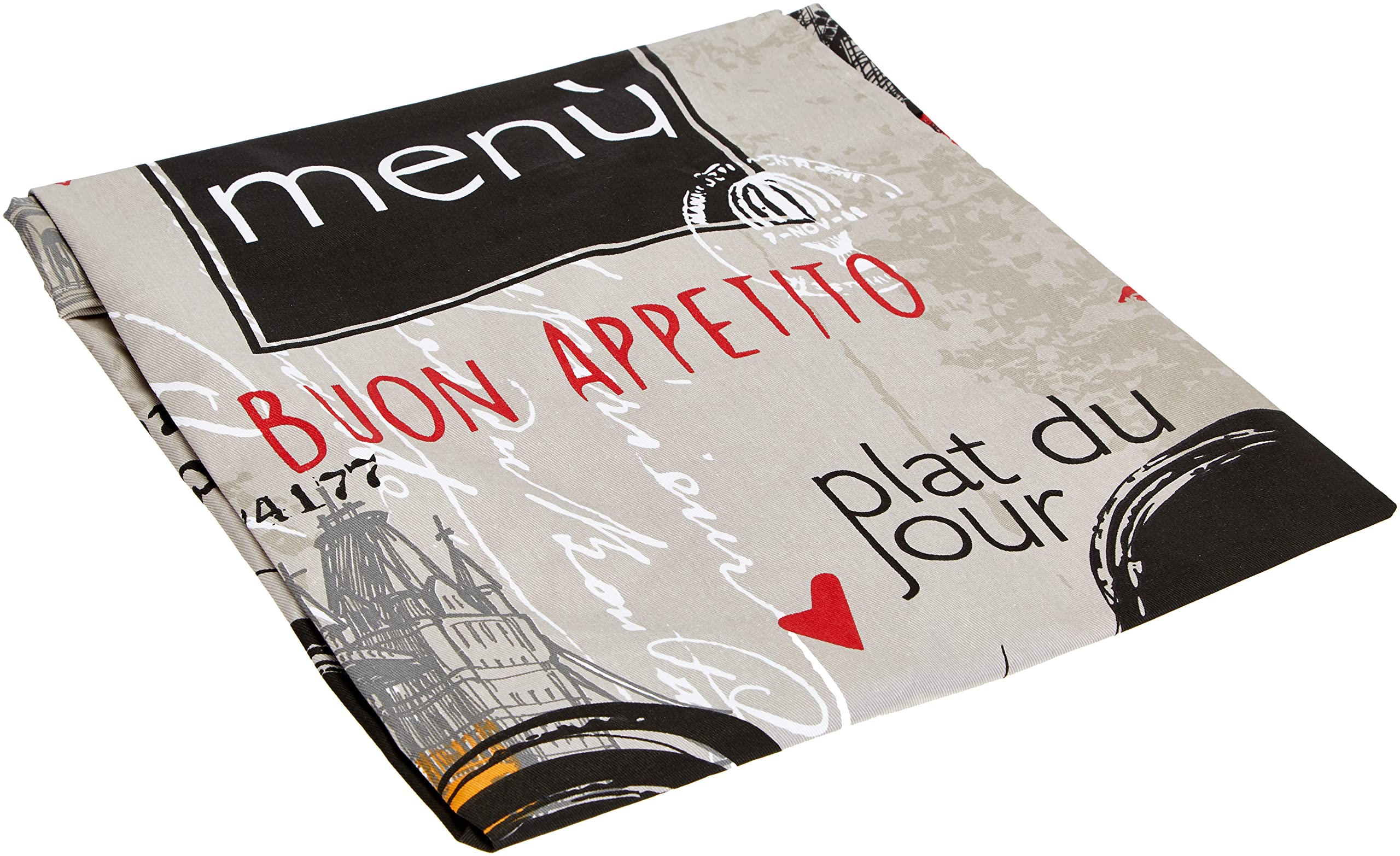 Egan TWM63/05XY Apron, Model in The City, Cotton, Multicoloured, 88 x 60 x 0.1 cm