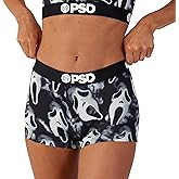 PSD Underwear Womens Boyshorts - Horror Halloween, Soft Boy Shorts Underwear for Women, Womens Underwear Packs & Singles