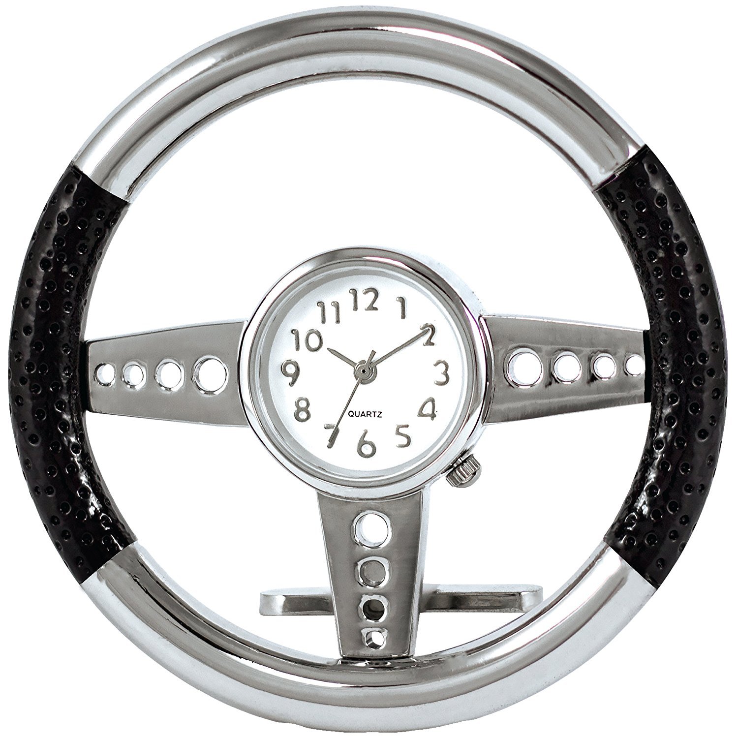 Steering Wheel Clock Novelty Desk