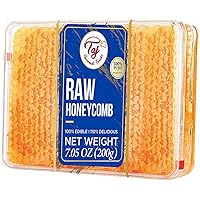 Taj Gourmet All Natural Raw Honeycomb 100% Honey Pure Turkish Raw Honey Comb -100% All Natural Edible Honey Combs Raw Edible 
