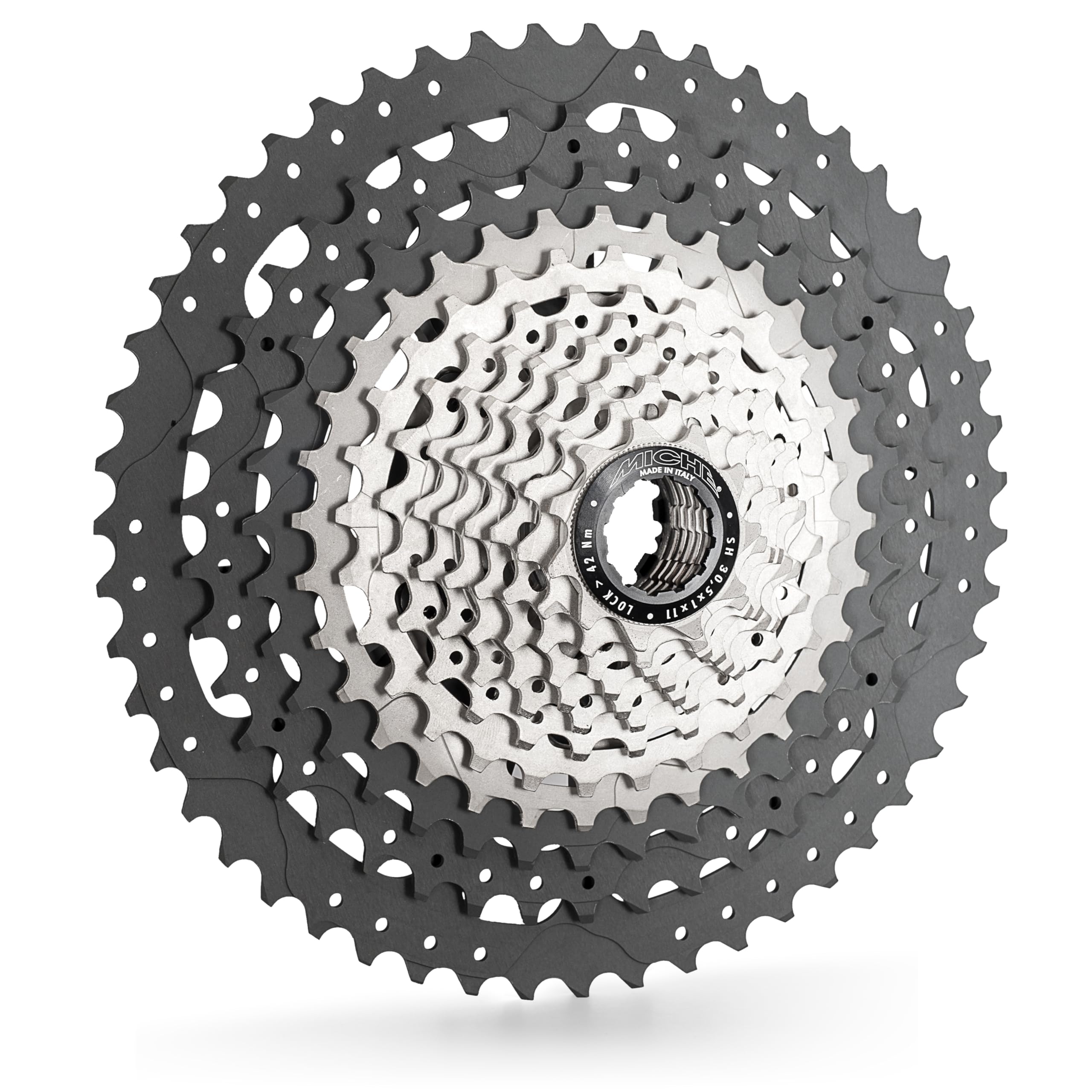Miche XM 12-Speed MTB Cassette – 11/51t – Shimano/SRAM Compatible – Lightweight Steel & Aluminium – Smooth Shifting – Italian Made – Trail & Enduro Ready