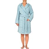 TowelSelections Womens Hooded Robe Cotton Terry Cloth Shower Bathrobe Spa Towel Bath Robes for Women XS to 4X
