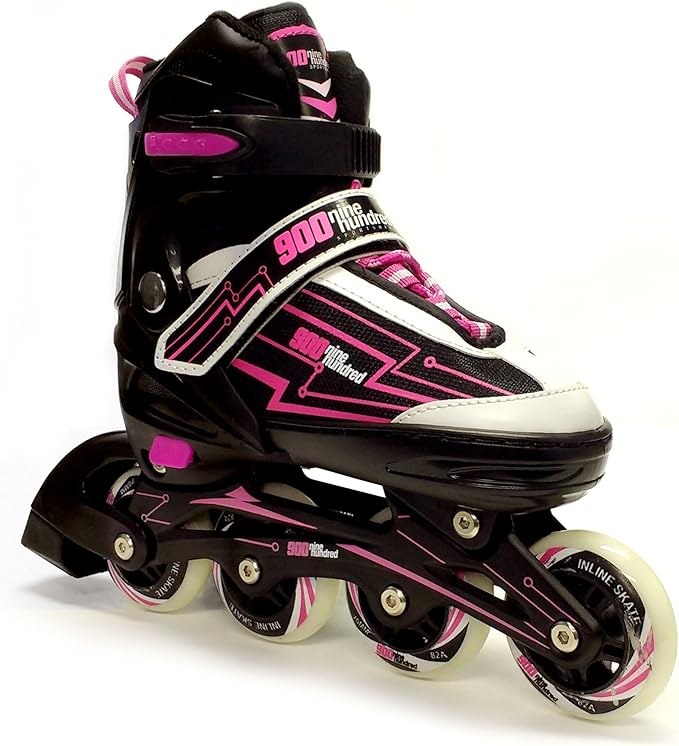 Adjustable Rollerblades (4M 6M) for Kids Women Men Adult Boys GirlsInline Roller
