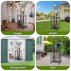 Garden Tool Organizer, Yard Tool Tower Rack for