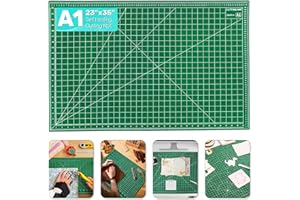 Tujurich Self Healing Cutting Mat, 35" x 23", Double-Sided Rotary Cutting Mat for Sewing, Quilting, Scrapbooking, Fabric & Cr