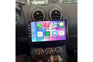 Android 15 Car Stereo Radio for Nissan Rogue 2008-2013, GPS Navi Head Unit 2 Din Radio for Carplay Android Auto 10.1inch Blue