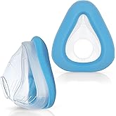 MEDICOLOR Foam Cushions for Airtouch F20 Medium, Compatible with Original F20 Frame, Enhanced Softness and High-Density Rebound Memory Foam, Extreme Comfort F20 Replacement Cushion M, 2 Packs, Blue