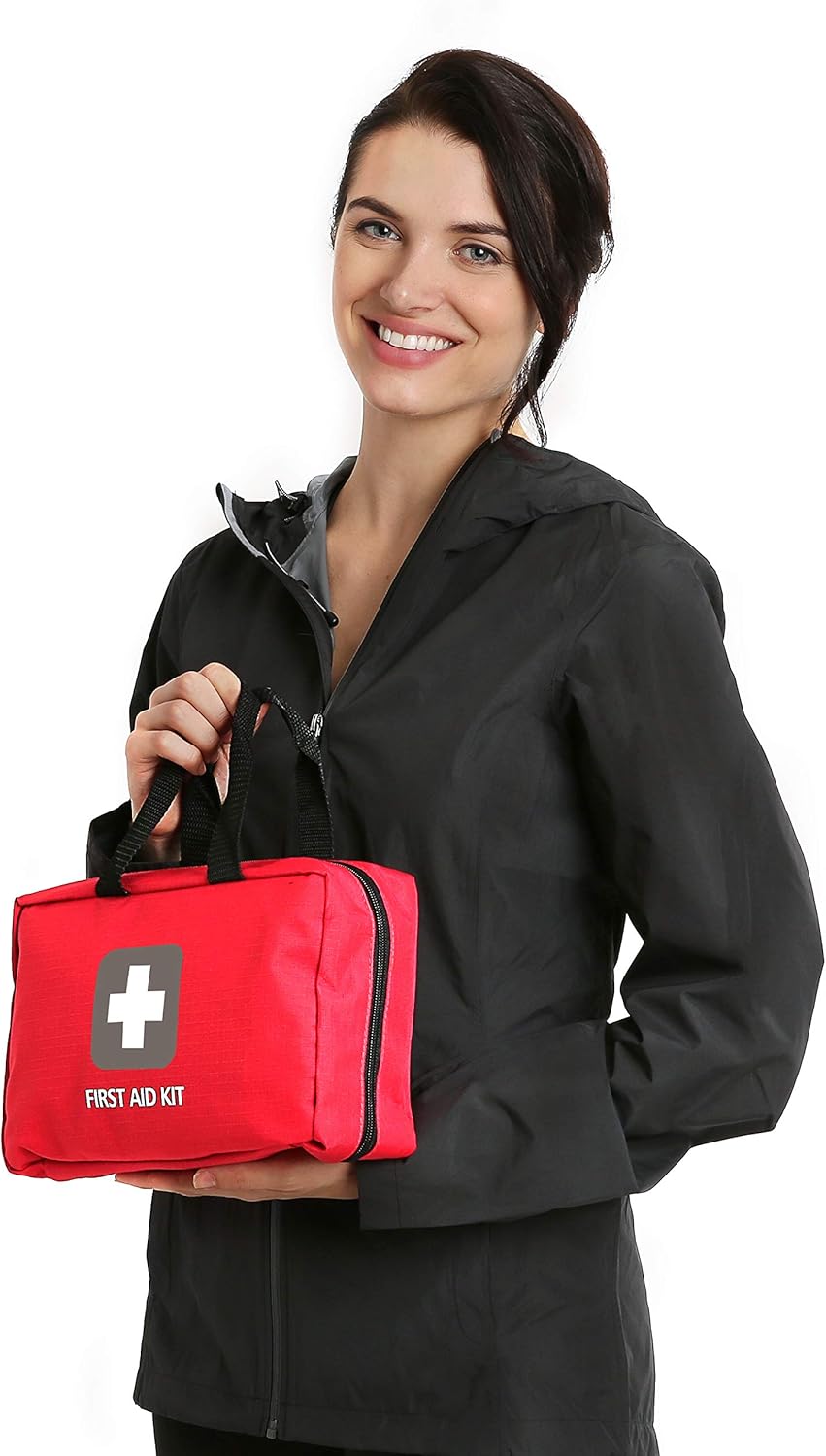 First Aid Kit – 291 Pieces – Bag. Packed with Hospital Grade Medical Supplies for Emergency and Survival situations. Ideal for The Car, Camping, Hiking, Travel, Office, Sports, Pets, Hunting, Home: Health & Personal Care