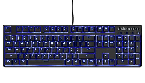 SteelSeries Apex M400 Gaming-Tastatur (Mechanisch, Blaue Hintergrundbeleuchtung) - UK Tastaturlayout