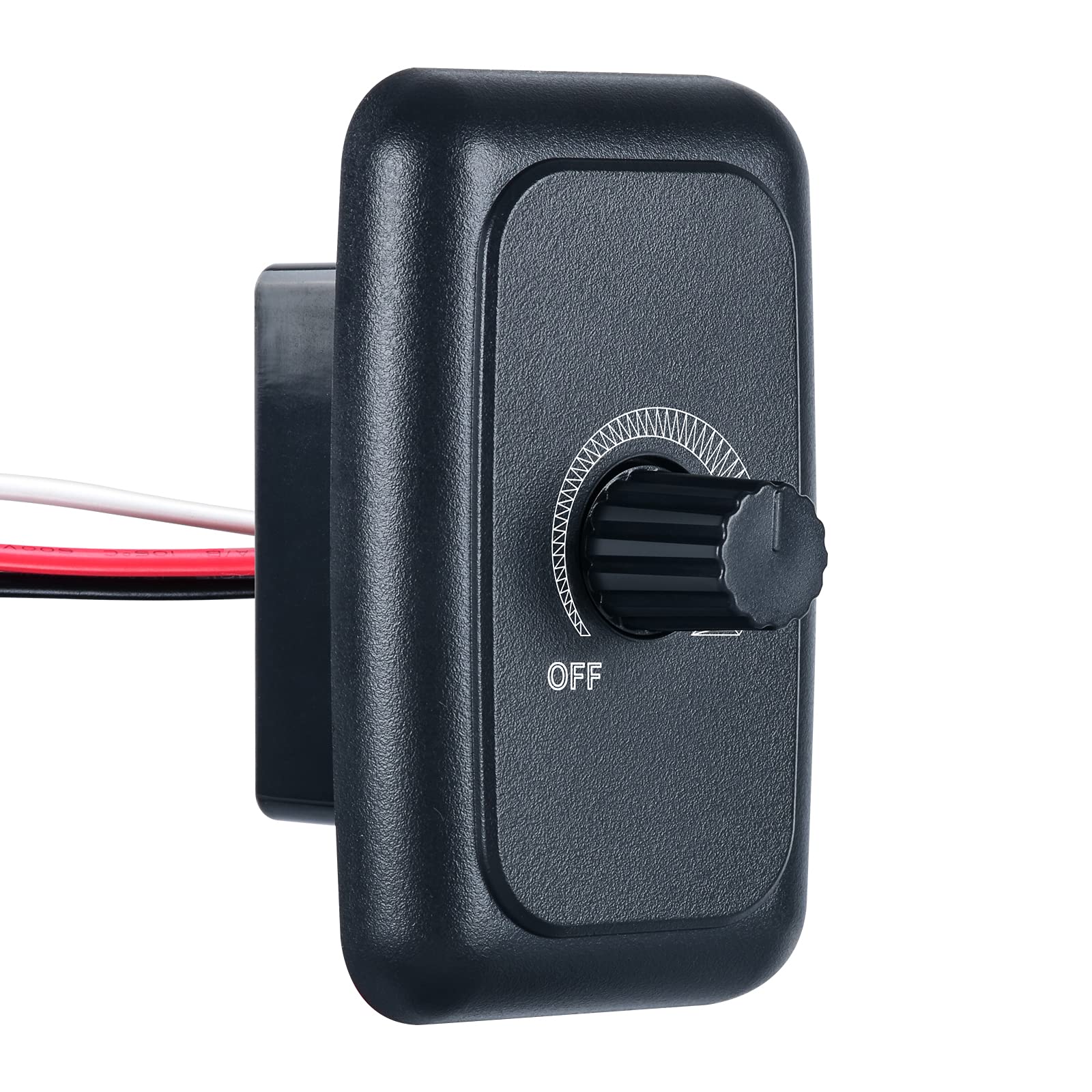 Photo 1 of 12V Dimmer Switch, Briidea RV 12V 5A 60W Dimmer Switch for LED, Halogen, Incandescent, Used for RVs, Travel Trailers, Marine, Auto, Black