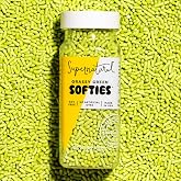 Supernatural Grassy Green Softies, Dye-Free Vegan Dessert Sprinkles, 3oz | Plant-Based Colors &amp; Vegan Ingredients | Grassy Green Sprinkles For Baking, Decorating, Ice Cream, Brownies &amp; Treats