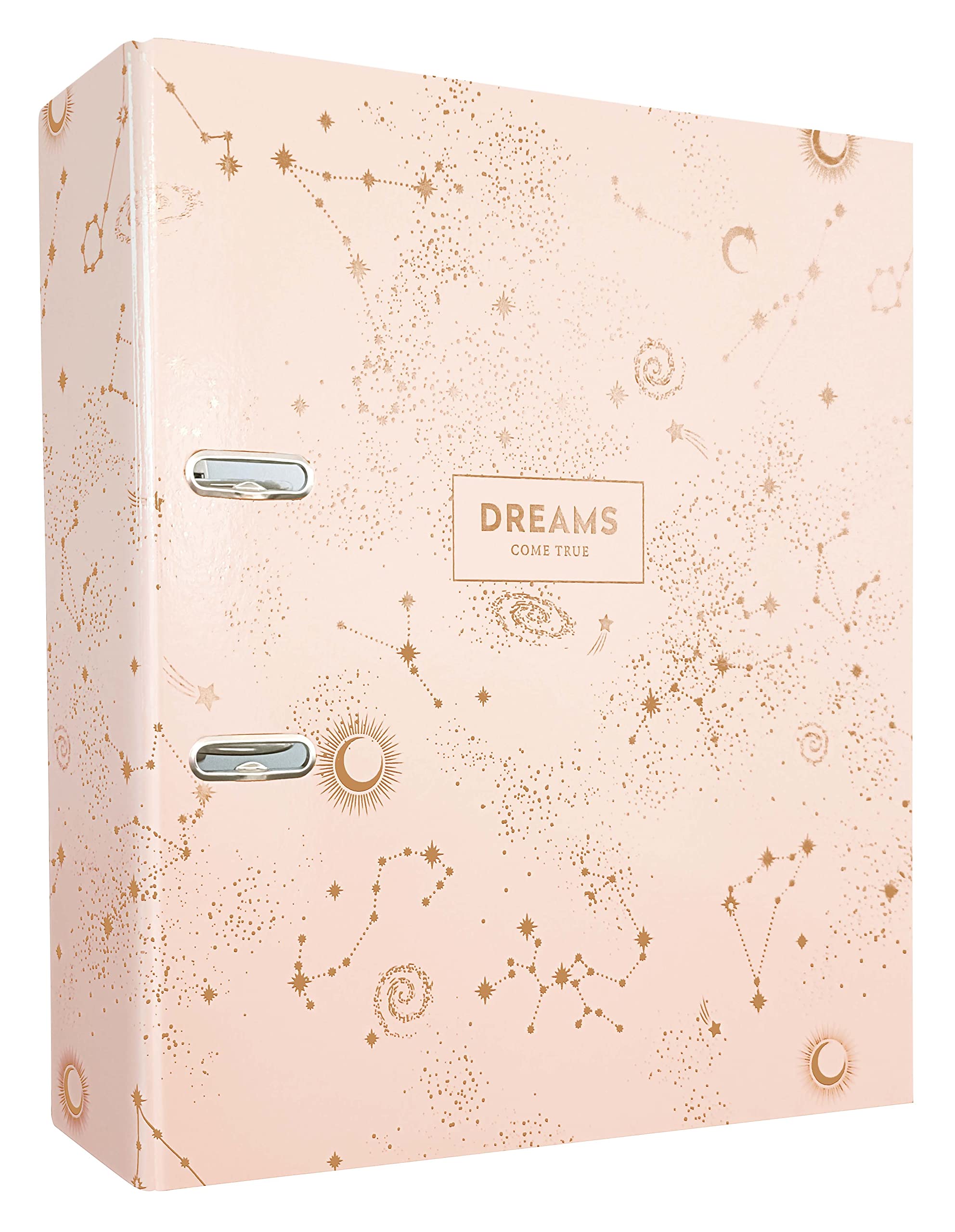 Interdruk Arch File A4 75 mm - Metallic Design - Dreams Cream, A4+