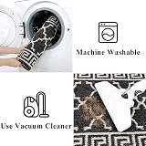 SHACOS Hallway Runner 60x180 cm Non-Slip Washable Black Kitchen Rug view 6
