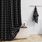BTTN Extra Long Shower Curtain - 72x96 Inch Long