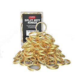 Silipac Keychain Rings Bulk 100 pcs - Split Ring