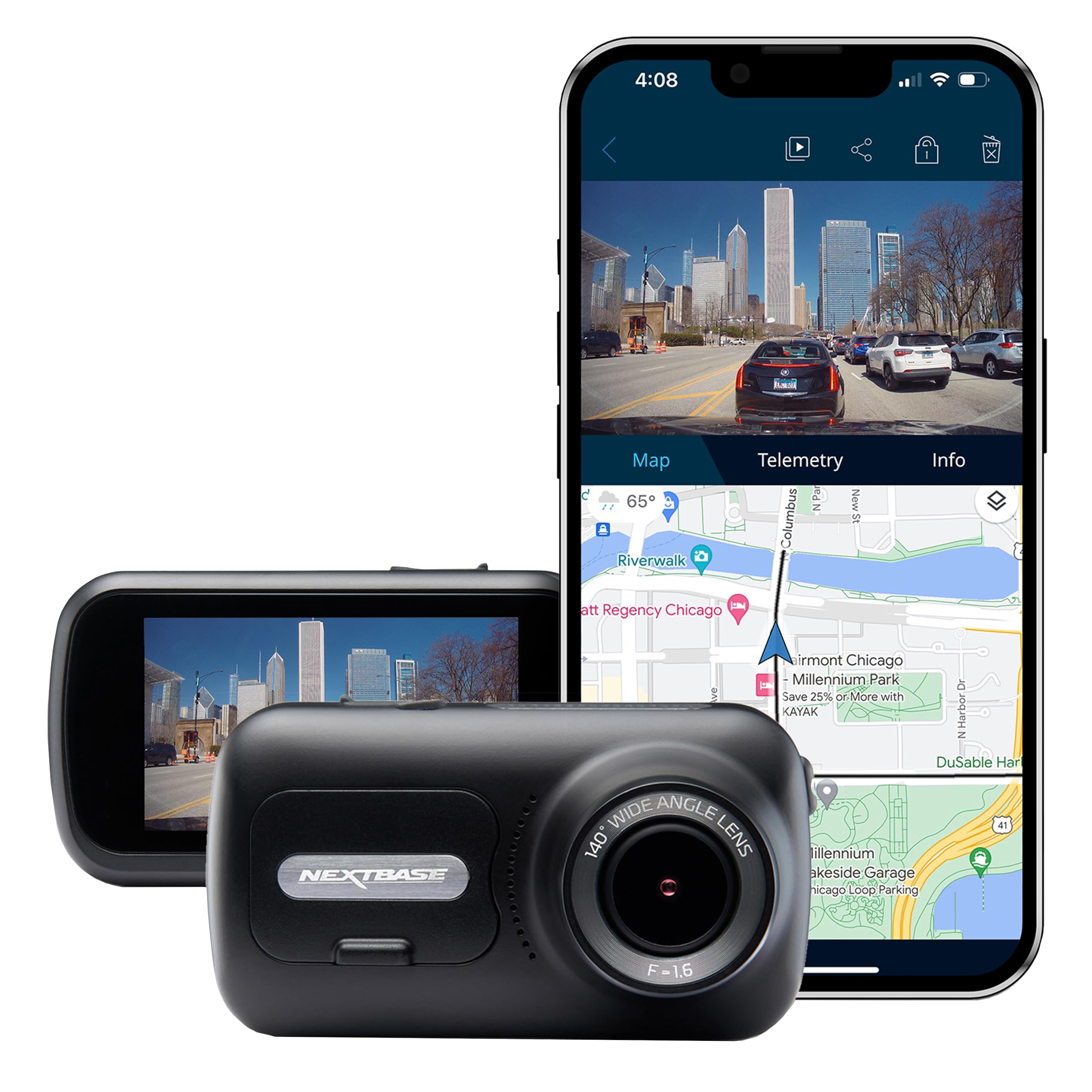 Nextbase 322GW Dash Cam Mini with APP- Full