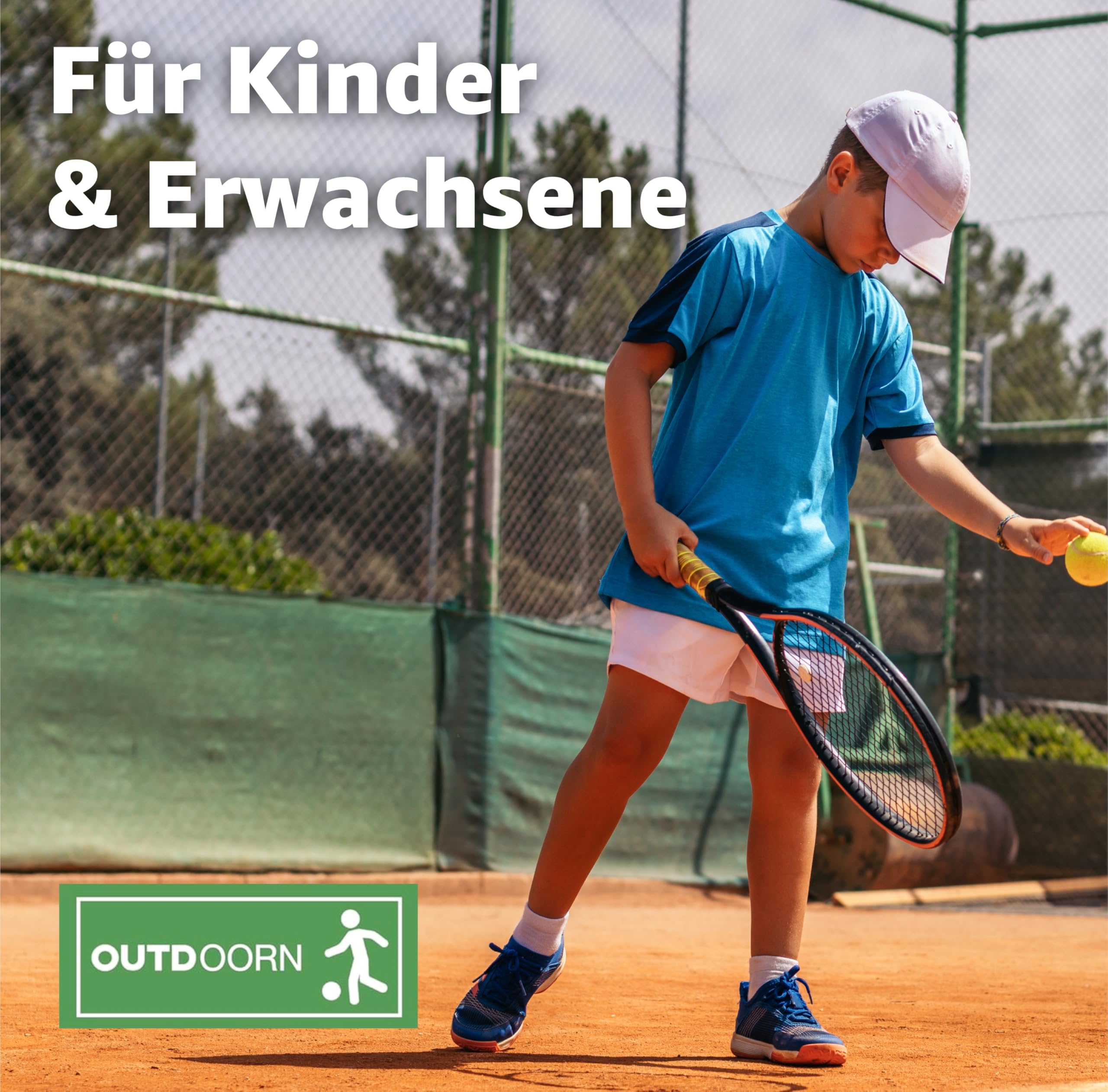OUTDOORN 12er Tennisbälle - Wettkampf & Training - Tennisball gelb für Kinder & Hunde & Waschmaschine 6