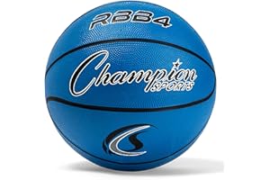 Champion Sports Official Heavy Duty Rubber Cover Nylon Basketballs