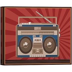 SIGNWIN Canvas Wall Art Retro Cassette Mix Tape...
