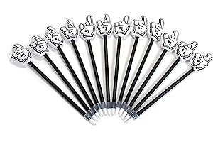 L LIFETIME Sports Fan Foam Finger Pens - 12 Pack: #1 Choice for Party, Office, Team Building - Ideal for Basketball, Baseball, Football, Soccer Enthusiasts - Perfect Birthday Decor & Favors