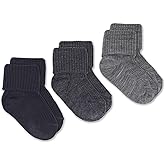 Woolino Wool Baby Socks, Washable Merino Wool Infant Toddler Kids Socks, Newborn to 8 Years (Pack of 3)
